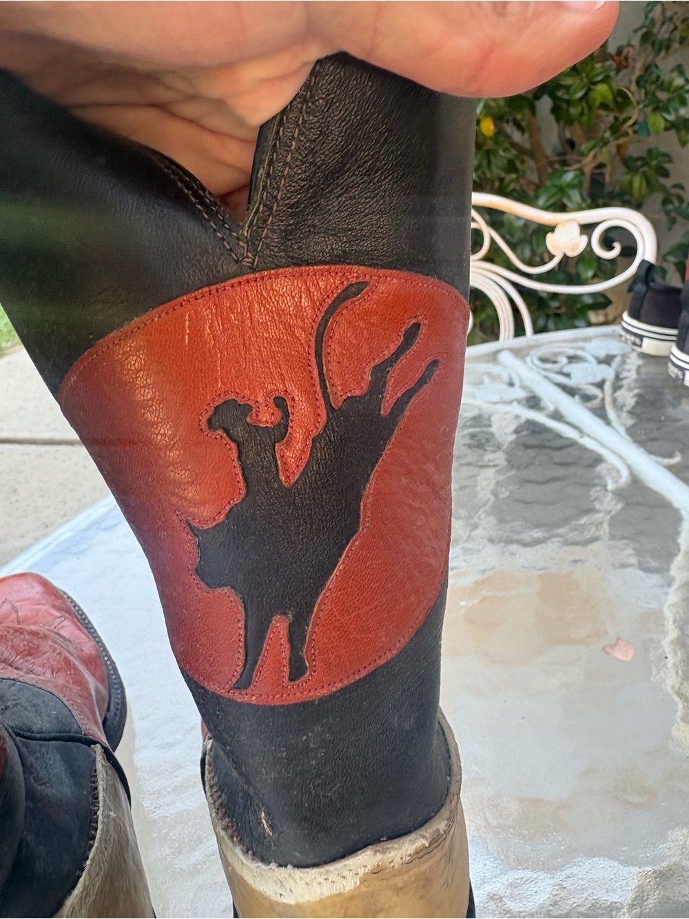 Vintage Leather Cowboy Boots - Picture 3 of 16